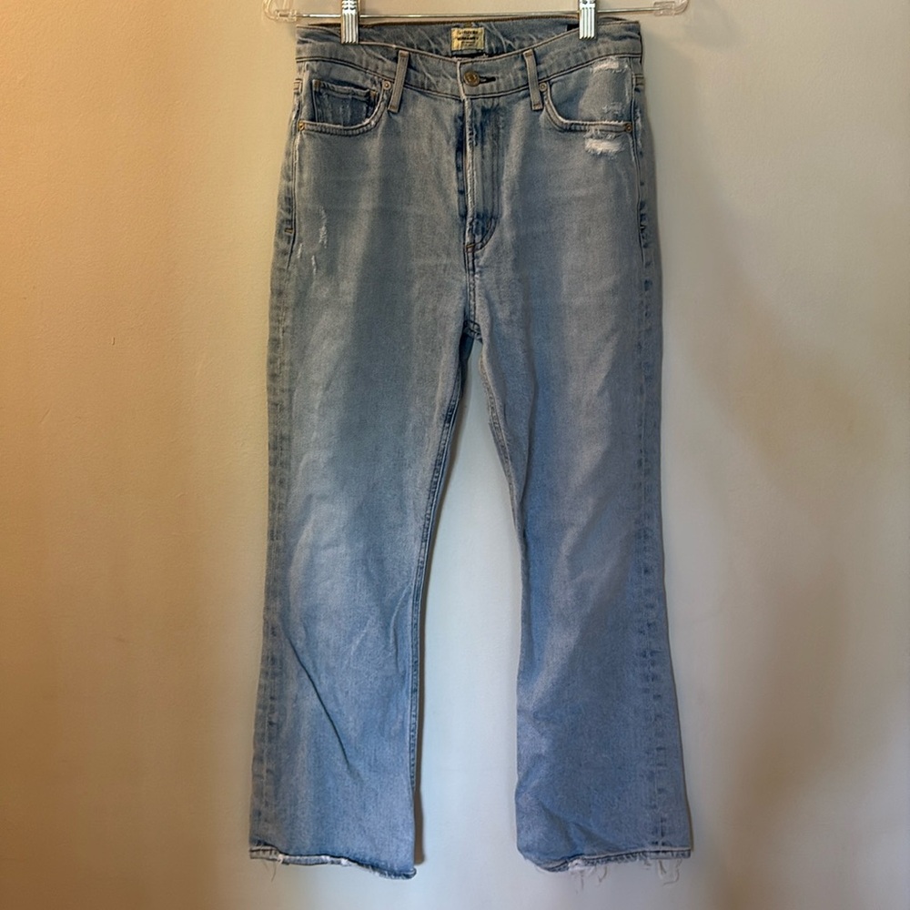 Citizens of humanity, cropped flare jeans
